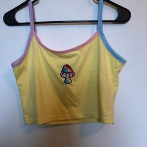 Mushroom crop top